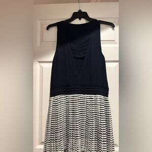 ALC Navy and White Striped Dress